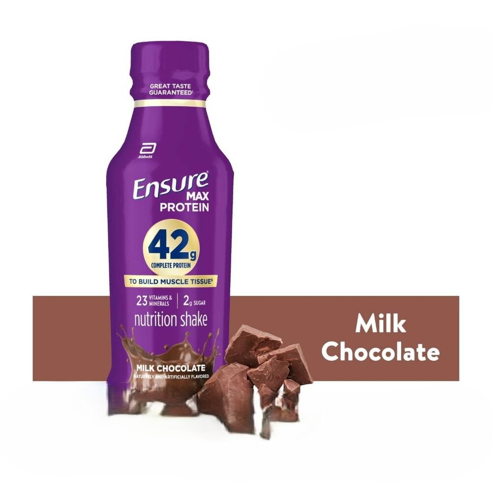 Ensure Max High Protein Shake 14 fl oz Bottle Milk Chocolate